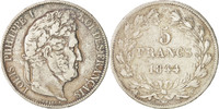 France 5 Francs Monnaie, Louis-Philippe, Lille, Argent, KM:749.13 -