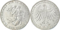 République fédérale allemande 10 Mark Monnaie, Munich, Argent -
