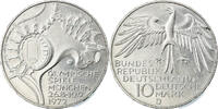 République fédérale allemande 10 Mark Monnaie, Munich, Argent -