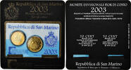 Saint Marin Coffret San Marino, SET Euro cent -