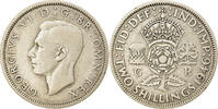 Grande-Bretagne Florin, Two Shillings Monnaie, George VI, Argent -