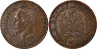 France 2 Centimes Monnaie, Napoleon III, Napoléon III, Bordeaux -