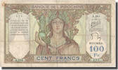 Nouvelle-Calédonie 100 Francs Billet, UNDATED 1957, KM:42d -