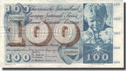 Suisse 100 Franken Billet, 1972-01-24, KM:49n -