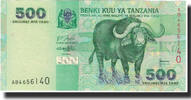 Tanzanie 500 Shilingi Billet, Tanzania, KM:35 -