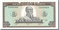 Haïti 1 Gourde Billet, 1989, KM:253a -
