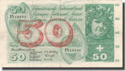 Suisse 50 Franken Billet, 1955-07-07, KM:47a -
