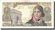 France 10,000 Francs Bonaparte, 1955-12-01, Fayette:51.1, KM:136a -