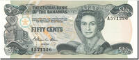 Bahamas 1/2 Dollar Billet, KM:42a -