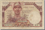 France 100 Francs 1955 French Treasury, Fayette:VF32.1, KM:M9 -