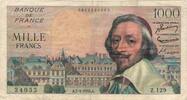 France 1000 Francs Richelieu, 1955-04-07, Fayette:42.12, KM:134a -