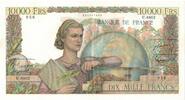 France 10,000 Francs U.8862956, Fayette:50.8, KM:132d -