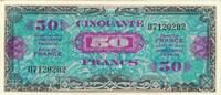 France 50 Francs Drapeau/France, 07120202, Fayette:VF19.01, KM:117a -