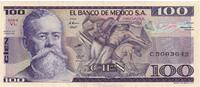 Mexique 100 Pesos Billet, 1982-03-25, KM:74c -
