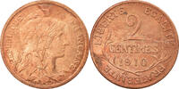 France 2 Centimes Monnaie, Dupuis, Paris, Bronze, Gadoury:107 -