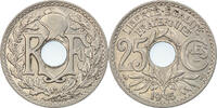France 25 Centimes Monnaie, Lindauer, Nickel, Gadoury:379, KM:867 -