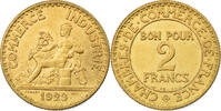 France 2 Francs Monnaie, Chambre de commerce, Aluminum-Bronze -