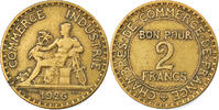 France 2 Francs Monnaie, Chambre de commerce, Aluminum-Bronze -