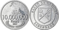 Cabinda 10 millions de reais Monnaie, CABINDA, Aluminium -