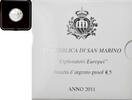 Saint Marin 5 Euro San Marino, Rome, Proof, Argent, KM:501 -