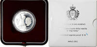 Saint Marin 10 Euro San Marino, Rome, Argent, KM:523 -