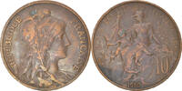 France 10 Centimes Monnaie, Dupuis, Paris, Bronze, Gadoury:277 -