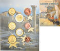 Chypre 1 Cent to 2 Euro unofficial private coin -