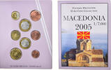 Macédoine du Nord 1 Cent to 2 Euro Macédoine, unofficial private coin -