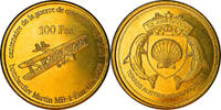 France 100 Francs Monnaie, Ile Juan Da Nova, Bronze-Aluminium -