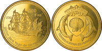 France 100 Francs Monnaie, Ile Juan Da Nova, Bronze-Aluminium -