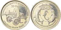 France 10 Francs Monnaie, Bassas da India, Cupro-nickel Aluminium -