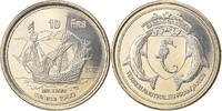 France 10 Francs Monnaie, Bassas da India, Cupro-nickel Aluminium -