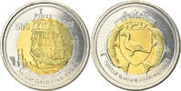 France 500 Francs Monnaie, Tromelin, Bi-Metallic -