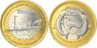 France 200 Francs Monnaie, Tromelin, Bi-Metallic -
