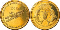France 100 Francs Monnaie, Europa, Bronze-Aluminium -