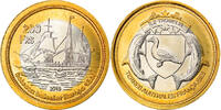 France 200 Francs Monnaie, Tromelin, Bi-Metallic -