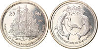 France 20 Francs Monnaie, Tromelin, Cupro-nickel Aluminium -