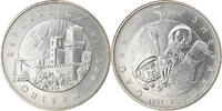 Saint Marin 5 Euro San Marino, Premier homme dans l'espace, Rome, Argent, KM:502 -