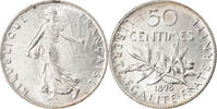 France 50 Centimes Monnaie, Semeuse, Paris, Argent, Gadoury:420 -