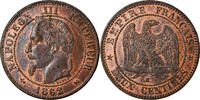 France 2 Centimes Monnaie, Napoleon III, Bordeaux, Bronze -