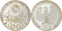 République fédérale allemande 10 Mark Monnaie, Hamburg, Argent -