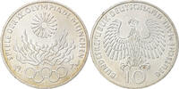 République fédérale allemande 10 Mark Monnaie, Hambourg, Argent -