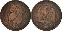 France 10 Centimes Monnaie, Napoleon III, Napoléon III, Bordeaux -