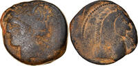 Bronze Unit Monnaie, Carthage, Tanit, Bronze -