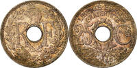 France 25 Centimes Monnaie, Lindauer, Nickel-Bronze, Gadoury:381 -