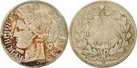 France 2 Francs Monnaie, Cérès, Bordeaux, Argent, Gadoury:529 -
