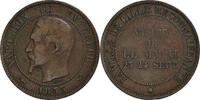 France 10 Centimes Monnaie, Lille, Bronze, Gadoury:249c, KM:M24 -