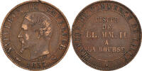 France 5 Centimes Monnaie, Napoleon III, Lille, Bronze -