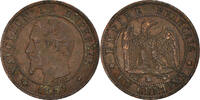 France Centime Monnaie, Napoleon III, Marseille, Bronze -