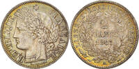 France 2 Francs Monnaie, Cérès, Paris, Argent, Gadoury:530a -